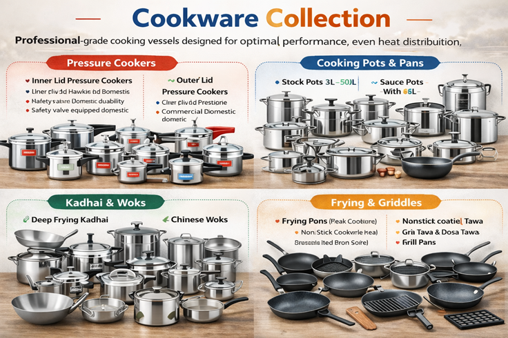 Stainless steel cookware